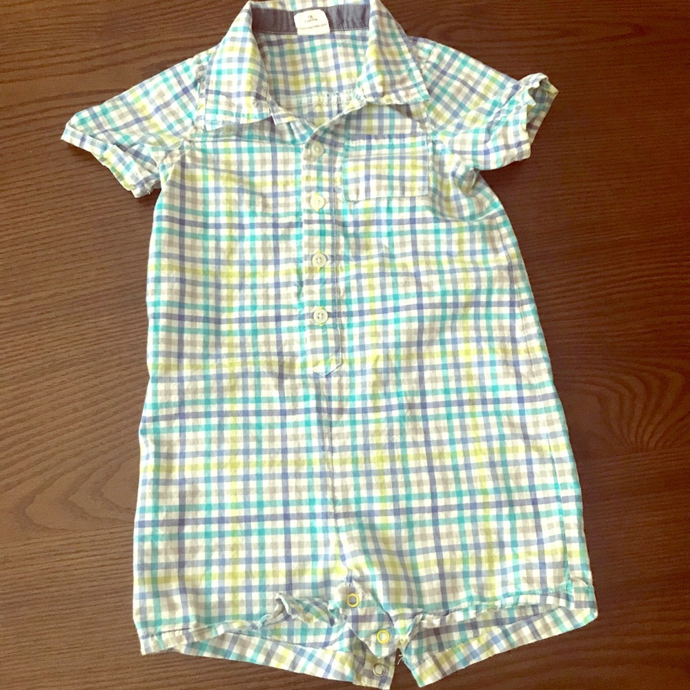 Egg by Susan Lazar Boy Romper 18 Months